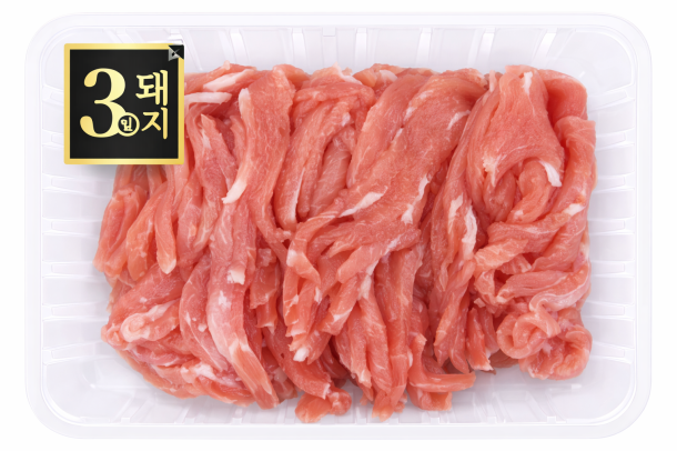 3일 돼지 등심 잡채용